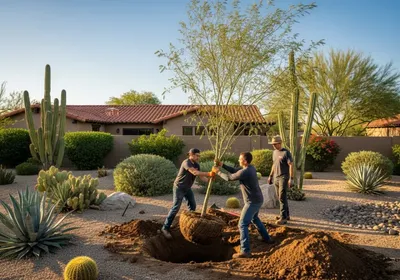 Tree planting and installation service in Phoenix, AZ